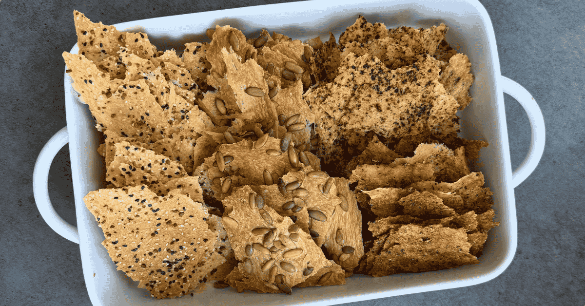 The Best Sourdough Discard Crackers: Thin, Crispy and No Flour
