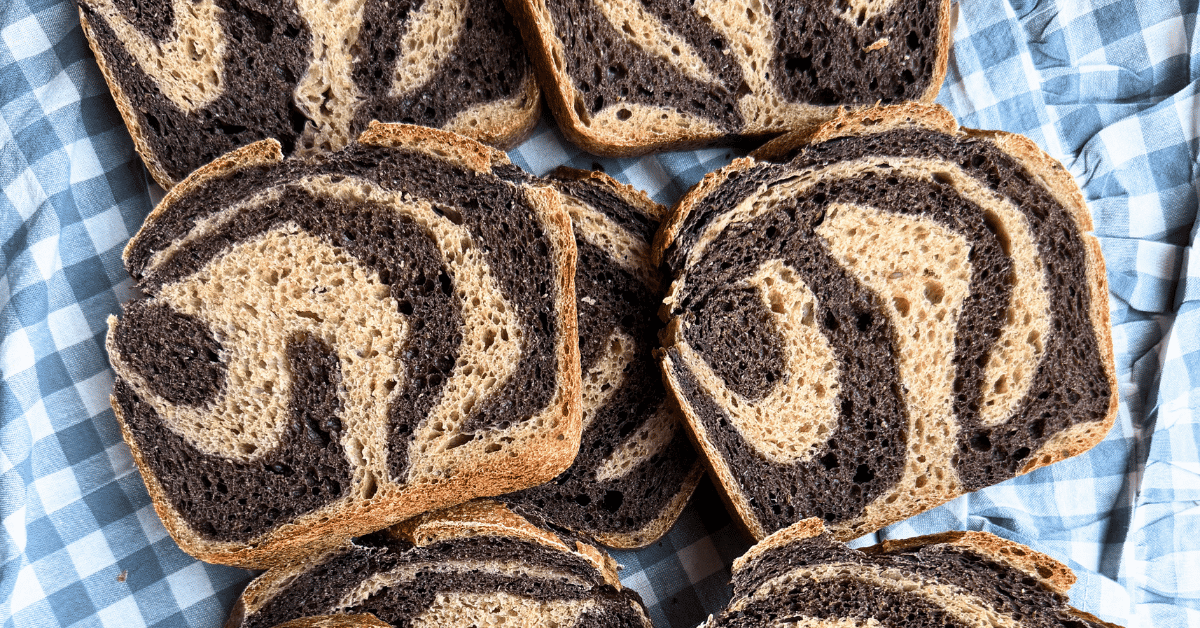 Better than Deli Marble Rye Sourdough Sandwich Bread